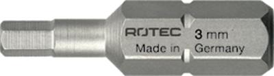 Rotec PRO Insertbit inbus SW6,0 L=25mm C 6,3 BASIC - 10 stuks - 8110060 - 811.0060 Rotec PRO Insertbit inbus SW6,0 L=25mm C 6,3 BASIC - 10 stuks - 8110060 - 811.0060
