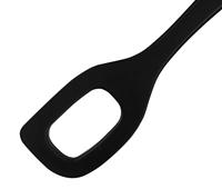 Lurch - Smart Tool - Siliconen lepel met gat 28cm zwart - thumbnail