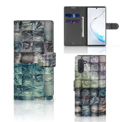 Wallet Case met Pasjes Samsung Galaxy Note 10 Spijkerbroeken Wallet Case met Pasjes Samsung Galaxy Note 10 Spijkerbroeken