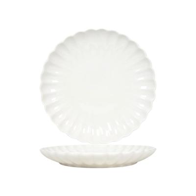 Svenska Living Ontbijtbord ø19,5cm flower off white 6st