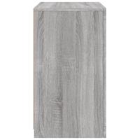 Bijzetkast met LED bewerkt hout grijs sonoma - thumbnail