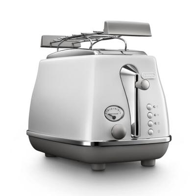 Broodrooster - DELONGHI - CTOC2103.W - 900 W - 2 sleuven - Wit