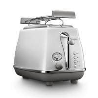 Broodrooster - DELONGHI - CTOC2103.W - 900 W - 2 sleuven - Wit - thumbnail