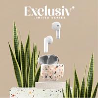 T'nB - Draadloze Hoofdtelefoon Oortjes, Exclusieve Collectie, Batterijduur van 15 uur, Modieus Design, Touch-bediening voor Volumeregeling - Beige - thumbnail