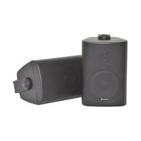 Adastra 2x Zwarte Muur Monteerbare Surround Sound Home Audio HiFi-luidsprekers 60W - thumbnail