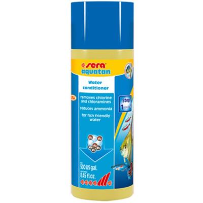Sera Aquatan Waterbehandeling 250 ml - Zuivert & Verrijkt Aquariumwater Snel