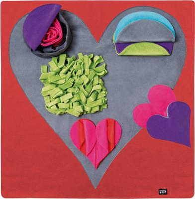 Knauder´s Best Snuffelkleed Heart Pad, bont