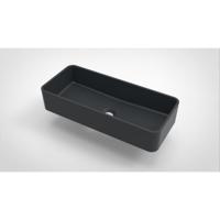 Opbouw Waskom Arcqua Case Rechthoek 60x26 cm Mat Antraciet Arcqua - thumbnail