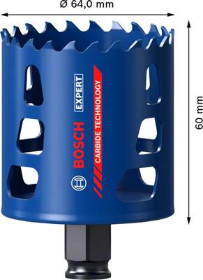 Bosch Professional EXPERT Tough Material gatzaag 64mm - 2608900430 Bosch Professional EXPERT Tough Material gatzaag 64mm - 2608900430