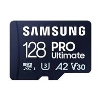 Samsung PRO Ultimate microSD-kaart 128 GB Class 3 UHS-I , v30 Video Speed Class, A2 Application Performance Class Incl. USB-kaartlezer - thumbnail