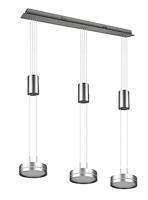 Trio HanglampFranklin 3-lichts RVS - 326510307 - thumbnail