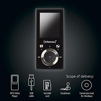 Intenso Video Scooter MP3-speler 16 GB Zwart Bluetooth