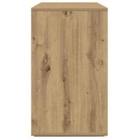 Dressoir artisanaal eikenkleurig 135 x 41 x 69 cm Bewerkt hout - thumbnail