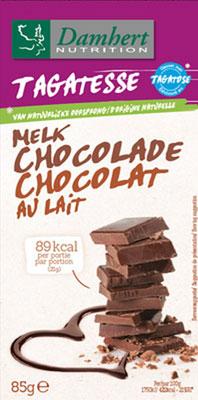 Damhert Minder Suikers Chocoladetablet Melk