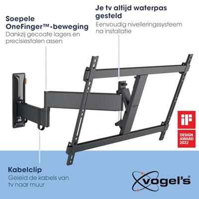 Vogels TVM 3645 Draaibare tv-beugel TV beugel Zwart - thumbnail