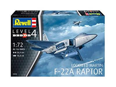 Revell 1/72 Lockheed Martin F-22A Raptor Revell 1/72 Lockheed Martin F-22A Raptor