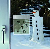 TFA Dostmann 30.1025 30.1025 Raamthermometer Zilver - thumbnail