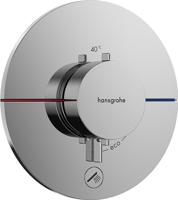 Hansgrohe ShowerSelect Comfort S thermostaat inbouw voor 1 functie en extra uitgang, chroom - thumbnail