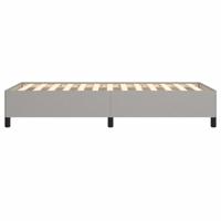 Bedframe zonder matras 100x200 cm stof lichtgrijs - thumbnail