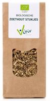 Vitiv Zoethoutstukjes bio 50 Gram - thumbnail