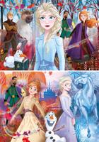 Clementoni puzzel disney frozen 2, 2x20st. - thumbnail