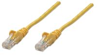 Intellinet 319805 RJ45 Netwerkkabel, patchkabel CAT 5e U/UTP 3.00 m Geel 1 stuk(s) - thumbnail