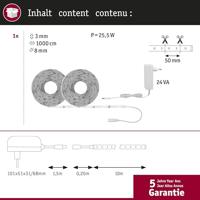 Paulmann SimpLED 78977 LED-strip complete set Met connector (male) 12 V 10 m Daglichtwit 1 stuk(s) - thumbnail