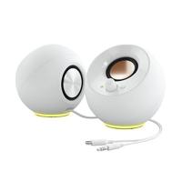 Creative Pebble RGB 2.0 PC-luidsprekers Kabelgebonden 4.4 W Wit - thumbnail