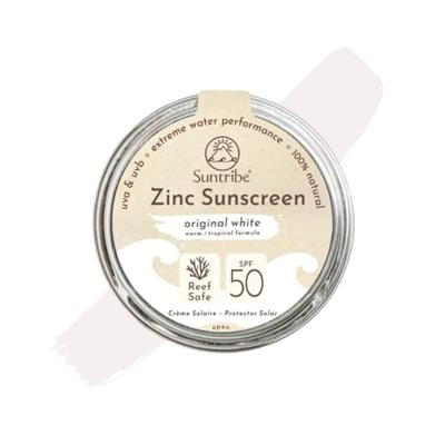 Suntribe Zonnebrandcrème - gezicht & sport - spf 30 - original white - 45 gr