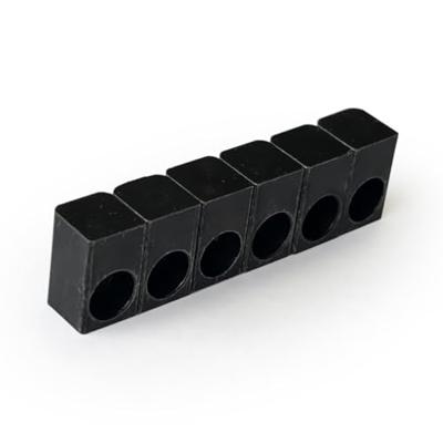 Floyd Rose FROSLIB21P Original String Lock Insert Blocks (set van 6 stuks, zwart)