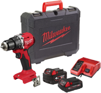 Milwaukee m18 blpdrc-422c m18 klopboormachine 60nm compact brushless, 1 x 4,0 ah 1x 2,0ah - 4933492825 - thumbnail