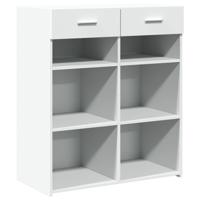 Dressoir 80x42,5x93 cm bewerkt hout wit - thumbnail