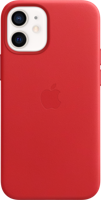 Apple Leather MagSafe Case iPhone 12 Mini Red - thumbnail