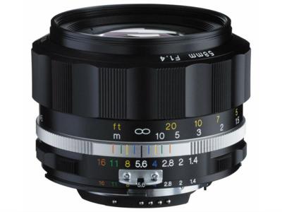 Voigtländer Nokton 58mm F/1.4 SLII-S Nikon AI-S zwart