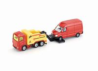 SIKU 1667 afsleepwagen met personenauto - thumbnail
