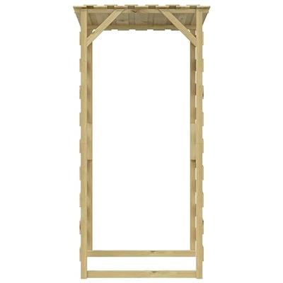 Pergola's met dak 3 st 100x90x200 cm geïmpregneerd grenenhout