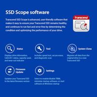 Transcend SSD225S 500 GB Harde schijf (2.5 inch) SATA III Retail TS500GSSD225S - thumbnail