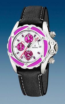 Horlogeband Festina F16274.8 Leder Zwart Horlogeband Festina F16274.8 Leder Zwart