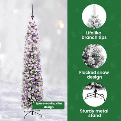 VidaXL Kunstkerstboom groen 180 cm pvc en staal en kunststof