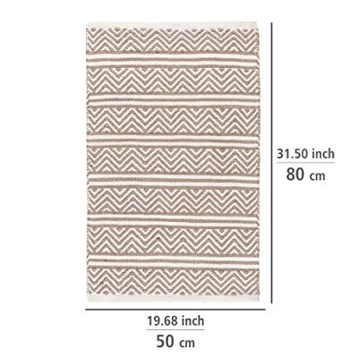Wenko Badmat - shaki - gerecycled pet - 50 x 80 cm - thumbnail