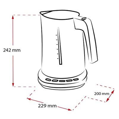 Melitta Look Aqua II DLX 1026-14 Waterkoker Zwart - thumbnail