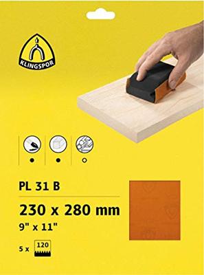 Klingspor schuurpapier tbv hout 230x280mm K80 (5st) Klingspor schuurpapier tbv hout 230x280mm K80 (5st)