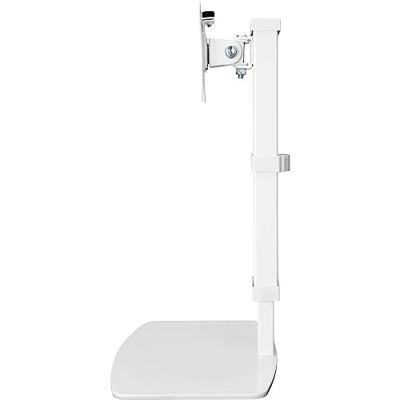 SpeaKa Professional SP-TMS-201 Monitorvoet 1-voudig 43,2 cm (17) - 81,3 cm (32) Wit In hoogte verstelbaar, Kantelbaar en zwenkbaar