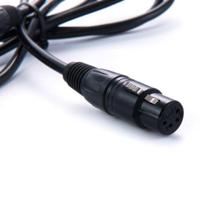 Rolux 4-pins xlr female met 4 pins male connector rl-c7 - thumbnail