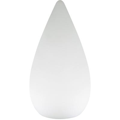 LED Tafellamp - Trion Palina - 1.5W - Warm Wit 3000K - RGBW - Dimbaar - Ovaal - Mat Wit - Kunststof