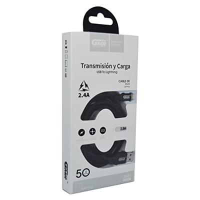 Kabel USB naar Lightning Goms Zwart 2 m