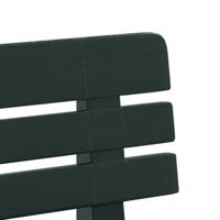 Tuinbankje 110x52x71 cm polypropeen groen - thumbnail