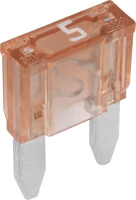 HERTH+BUSS "mini" zekering bananenstekker mini-flat plug. 5a herth & buss