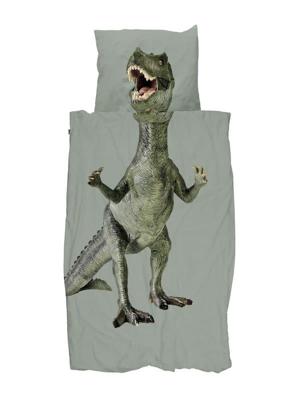 Snurk Dino Jurassic Green dekbedovertrek