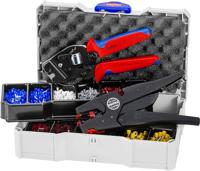 Knipex Assortiment adereindhulzen | Met krimptang en draadstriptang in systainer | 1 stuk - 97 90 16 - 97 90 16 - thumbnail